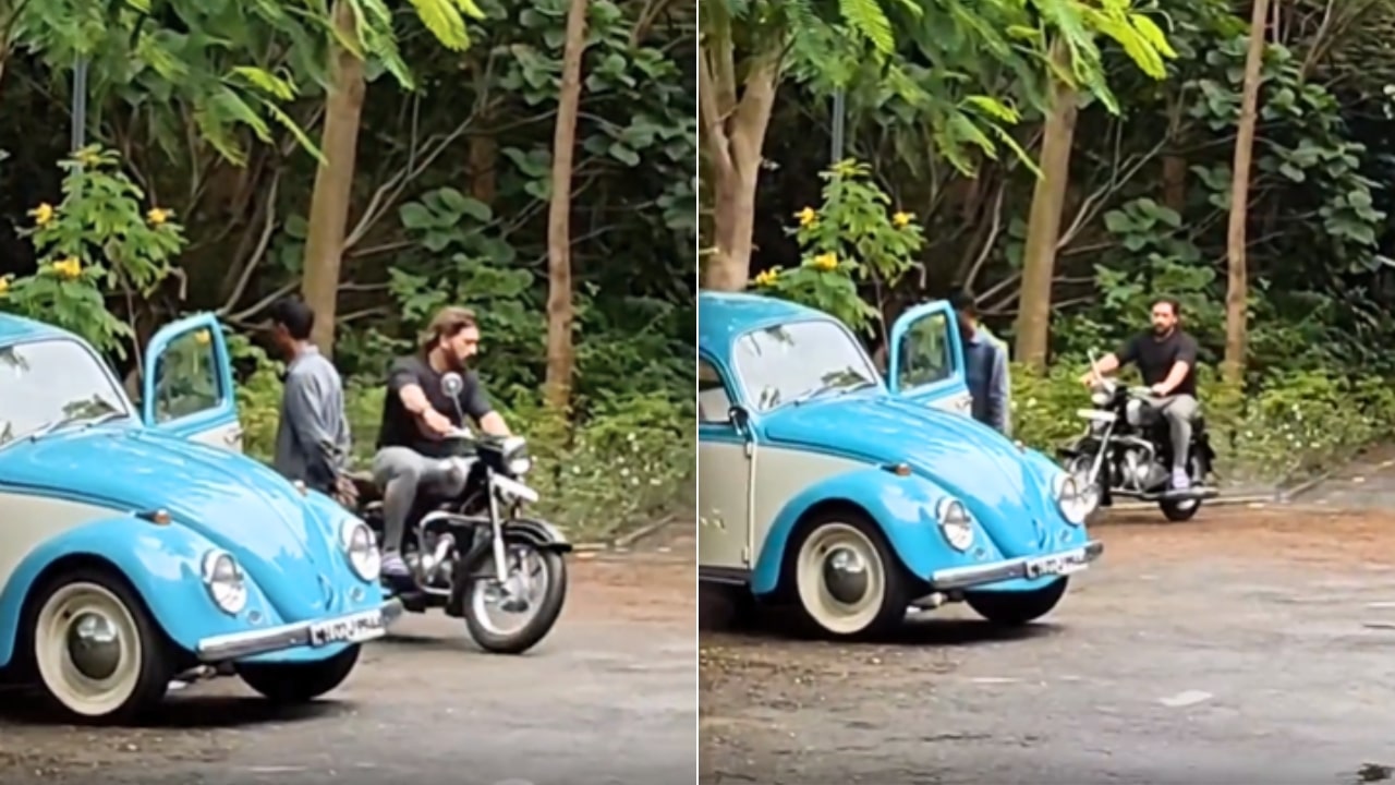 Mahendra Singh Dhoni Stylish Bike
