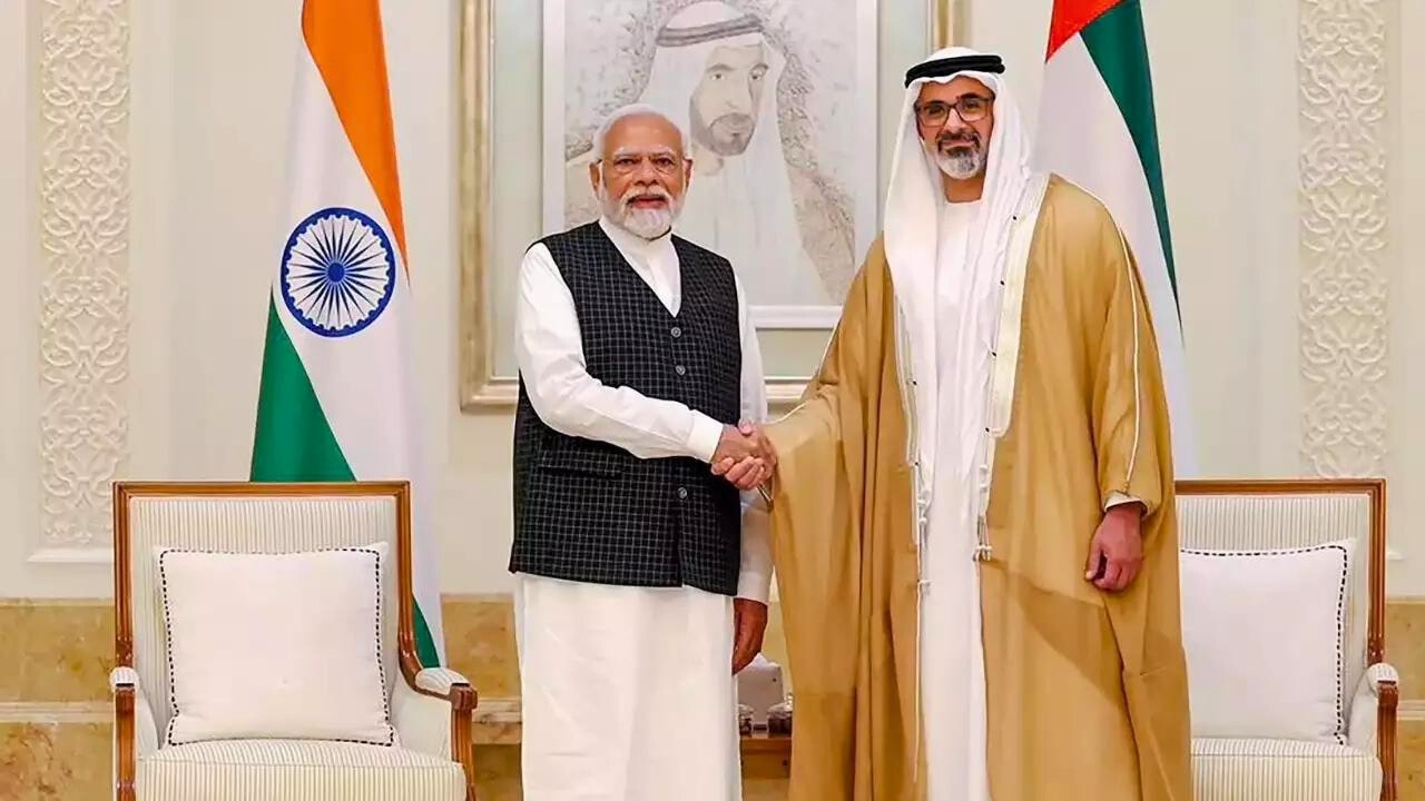 PM Modi and Mohamed Bin Zayed Al Nahyan