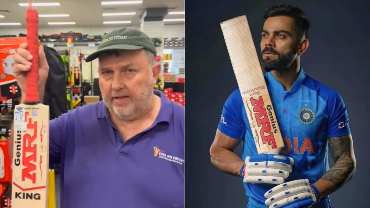 Virat Kohli MRF Bat In Australia