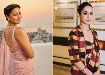 Farewell Saree Look For Girls